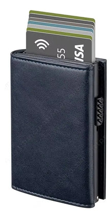 Billetera Con Tarjetero Rfid Antirrobo Premium Con Monedero
