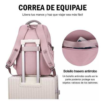 Mochila Antirrobo Escolar Viaje Trabajo Unisex Impermeable