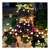 Luz Solar Led Bombitas Artificial Con Estaca Jardín Navidad