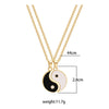 Collar Colgante Diseño Yin Yang Para Compartir