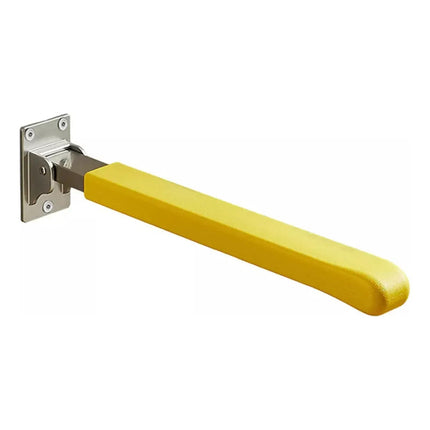 Barra Agarradera Rebatible Antideslizante De Apoyo Para Baño Amarillo