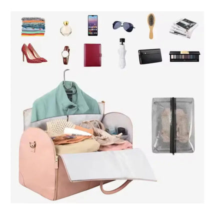 Bolso De Viaje P/mano Valija Expandible Plegable Impermeable