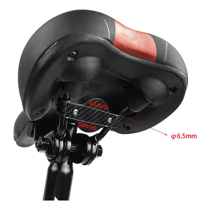 Soporte Funda Protector Para Asiento Bicicleta Para Airtag Negro
