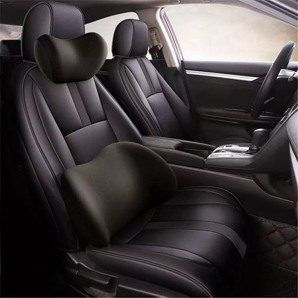 Set De 2 Almohadas Ergonomicas Para Auto Anti Dolor Lumbar