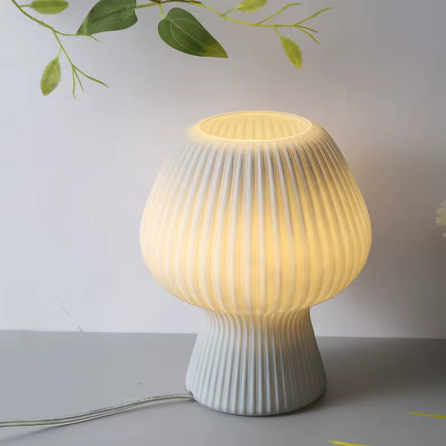 Lampara De Mesa Luz Velador Nordica Moderna Led 3tonalidades