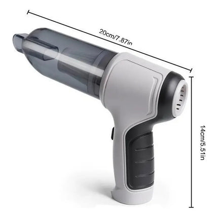 Aspiradora De Mano Para Auto Inalambrica Recargable 4 En 1 Gris