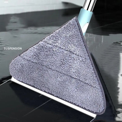 Mopa Trapeado Triangular Giratoria 360 ° Limpieza Lampazo Verde Claro