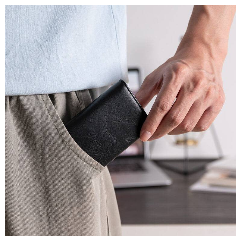 Billetera Con Tarjetero Rfid Antirrobo Premium Con Monedero