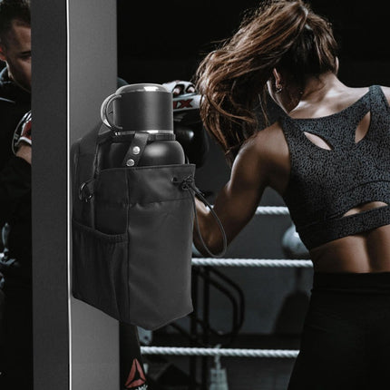 Bolso Con Soporte Magnetico Para Gimnasio Porta Botella