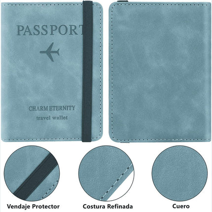 Funda Porta Pasaporte Organizador De Viaje Unisex