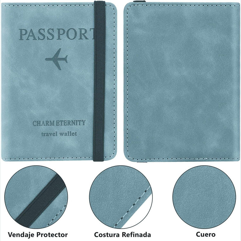 Funda Porta Pasaporte Organizador De Viaje Unisex