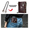 Billetera De Cuero Genuino Rfid Para Hombre Calidad Premium
