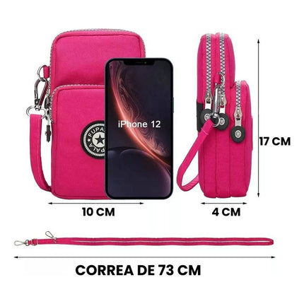 Bandolera Bolso De Hombro Deportivo Para Celular Para Mujer