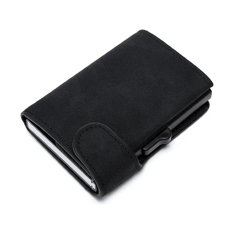 Billetera Con Tarjetero Rfid Antirrobo Billetes Horizontal