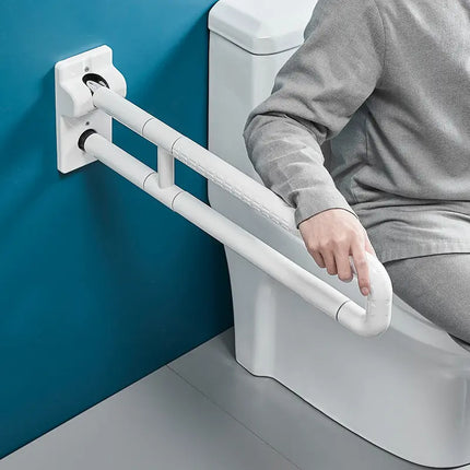 Barra Agarradera Rebatible De Apoyo Antideslizante Para Baño