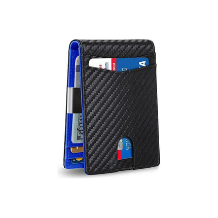 Billetera Tarjetero Delgada Con Protección Rfid 12 Ranuras