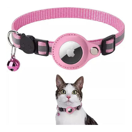 Collar Porta Airtag Para Gatos Con Cascabel Air Tag Case