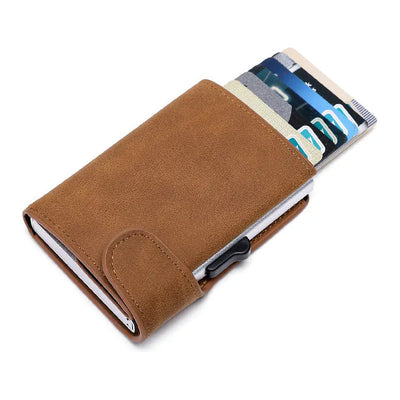 Billetera Con Tarjetero Rfid Antirrobo Billetes Horizontal