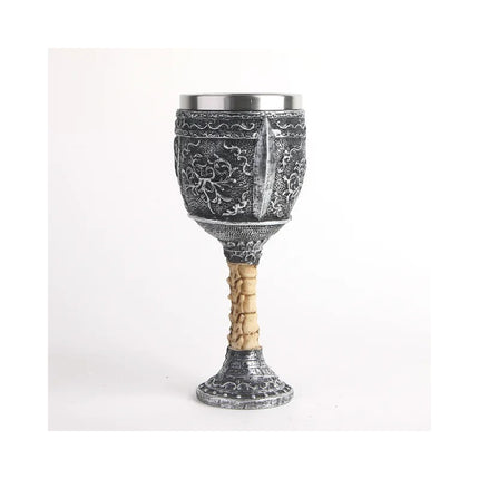 Vaso Copa Vikinga Calavera Estilo Nórdico 200ml Modelo 5