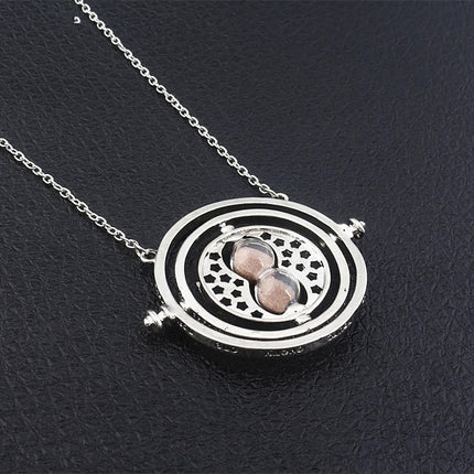 Collar Colgante Reloj De Arena Giratorio Tiempo Hermaione