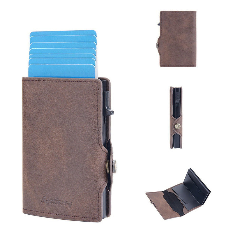 Billetera Tarjetero Anti Clonación Con Bloqueo Rfid Baellery