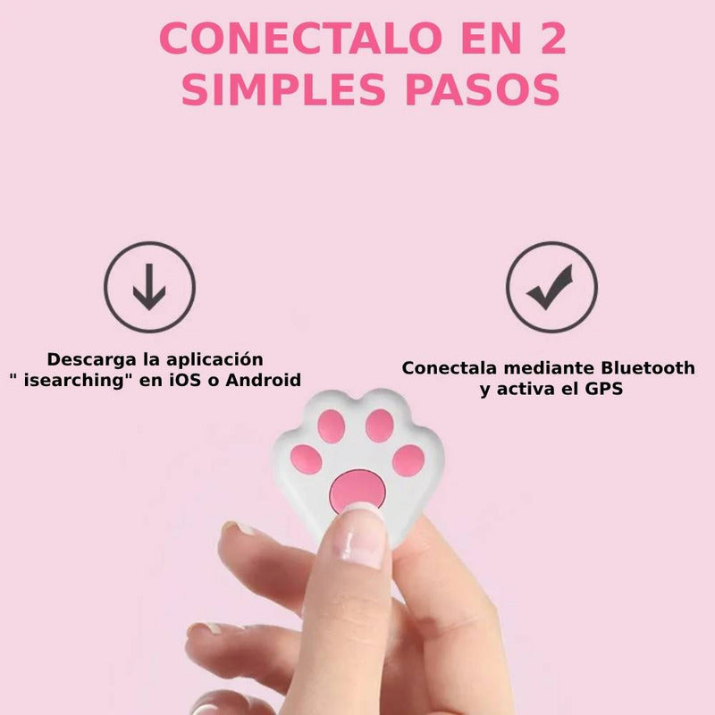 Mini Rastreador Gps Bluetooth Para Mascotas Gato O Niños