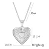 Collar Colgante Relicario Para Fotos Acero Corazón