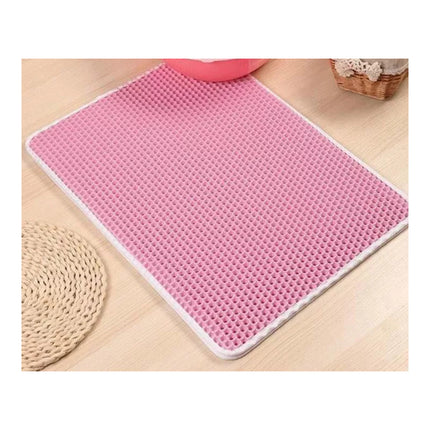 Alfombra Arenero Gato Doble Capa Impermeable 45x60cm