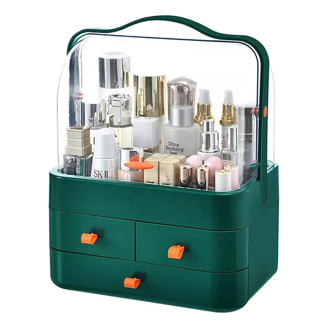 Organizador De Maquillaje Cosmeticos Con 3 Cajones Cuadrado