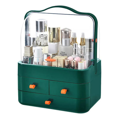Organizador De Maquillaje Cosmeticos Con 3 Cajones Cuadrado