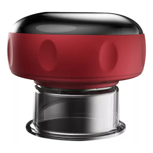 Masajeador Electrico Inalambrico Con Ventosas Anticelulitis Rojo