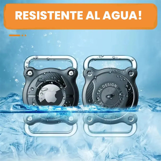 Case Llavero Reforzado Resistente Al Agua Para Airtag Amarillo Reforzado