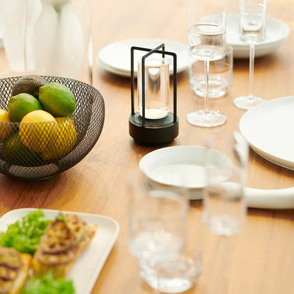 Lampara De Mesa Usb Portatil Recargable Inálambrica De Farol