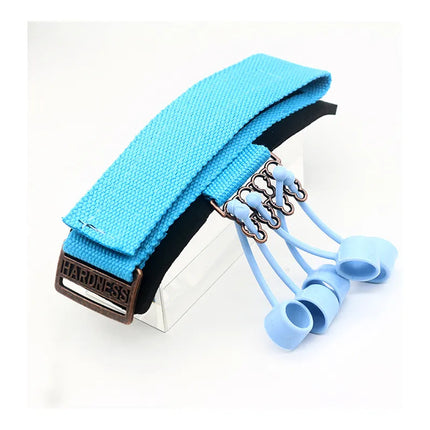 Entrenador De Dedos Premium Ejercitador Hand Grip Para Manos Celeste