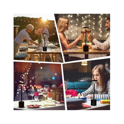 Lámpara Luminaria Portatil De Mesa Inalámbrica Recargable