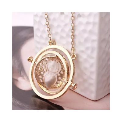 Collar Colgante Reloj De Arena Giratorio Tiempo Hermaione