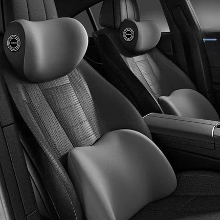 Set De 2 Almohadas Ergonomicas Para Auto Anti Dolor Lumbar
