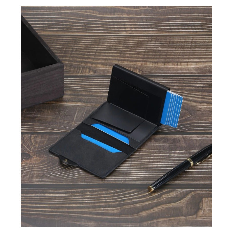 Billetera Tarjetero Anti Clonación Con Bloqueo Rfid Baellery
