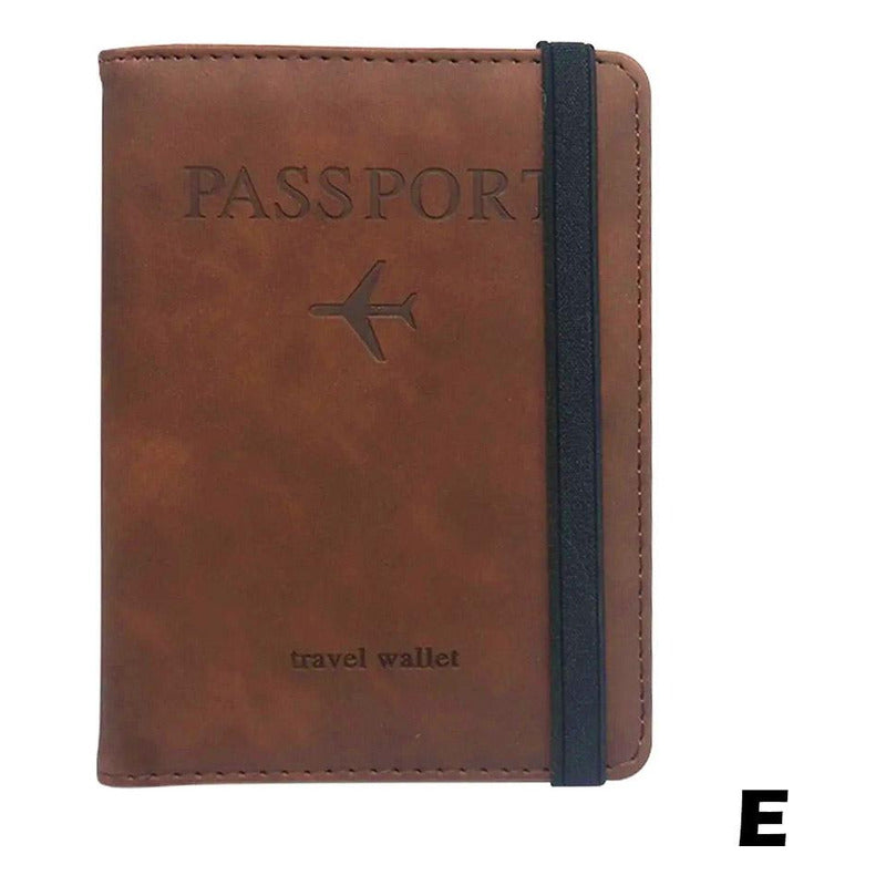 Funda Porta Pasaporte Organizador De Viaje Unisex