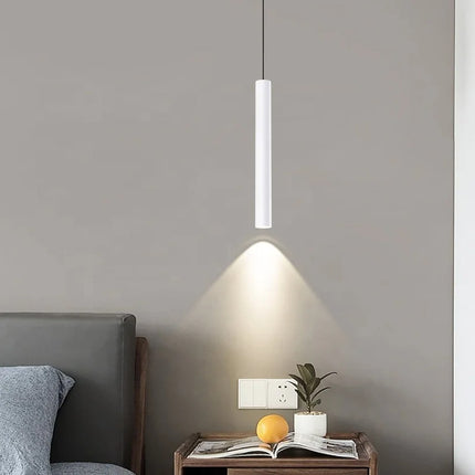 Luminaria Lampara Aplique Colgante Cilindro Tubo Largo 60 Cm