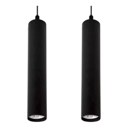 Luminaria Lampara Aplique Colgante Cilindro Tubo Largo 60 Cm