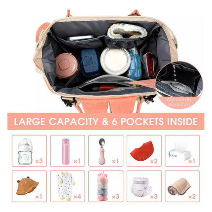 Mochila Bolso Maternal Bebé Impermeable Gran Capacidad