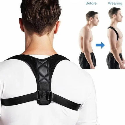 Corrector De Postura Ajustable Unisex Espalda Y Hombros