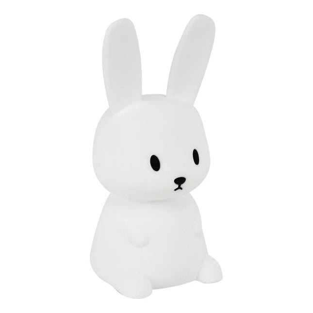 Lámpara De Noche De Conejo De Colores Bebés Niños Tactil Usb