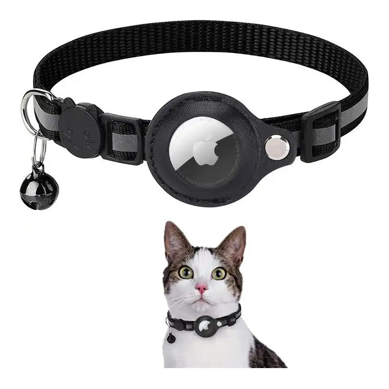 Collar Porta Airtag Para Gatos Con Cascabel Air Tag Case