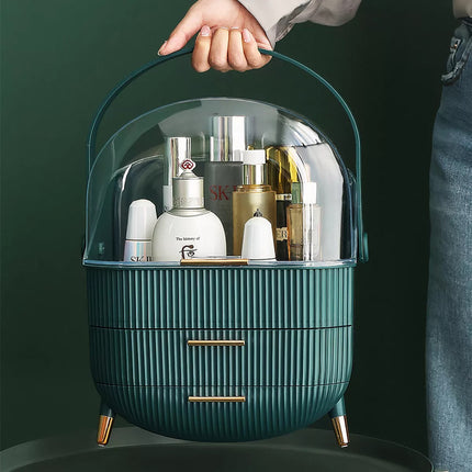 Organizador De Maquillaje Grande Porta Cosmeticos Con Asa