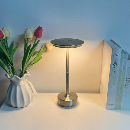 Lámpara Luminaria Portatil De Mesa Inalámbrica Recargable