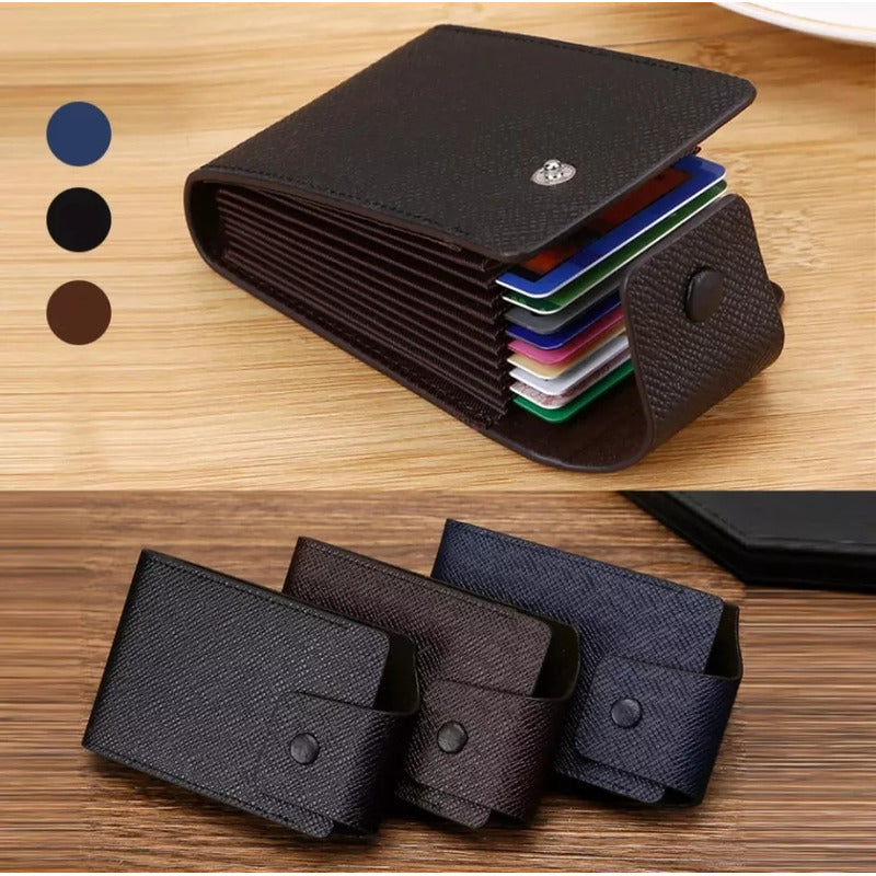 Billetera Tarjetero Organizador Tarjetas Multi Ranuras Rfid