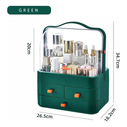 Organizador De Maquillaje Cosmeticos Con 3 Cajones Cuadrado