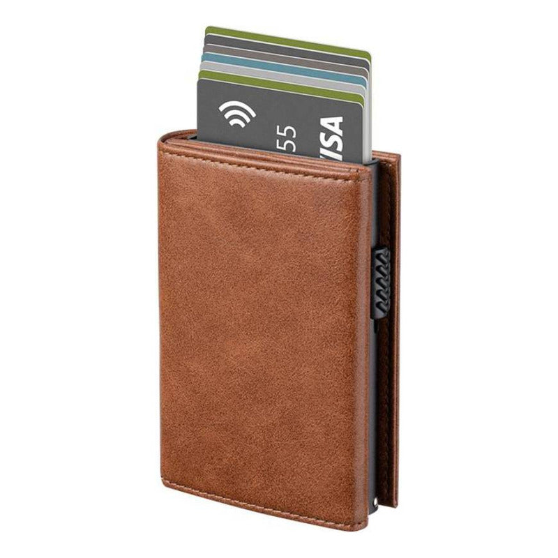 Billetera Con Tarjetero Rfid Antirrobo Premium Con Monedero